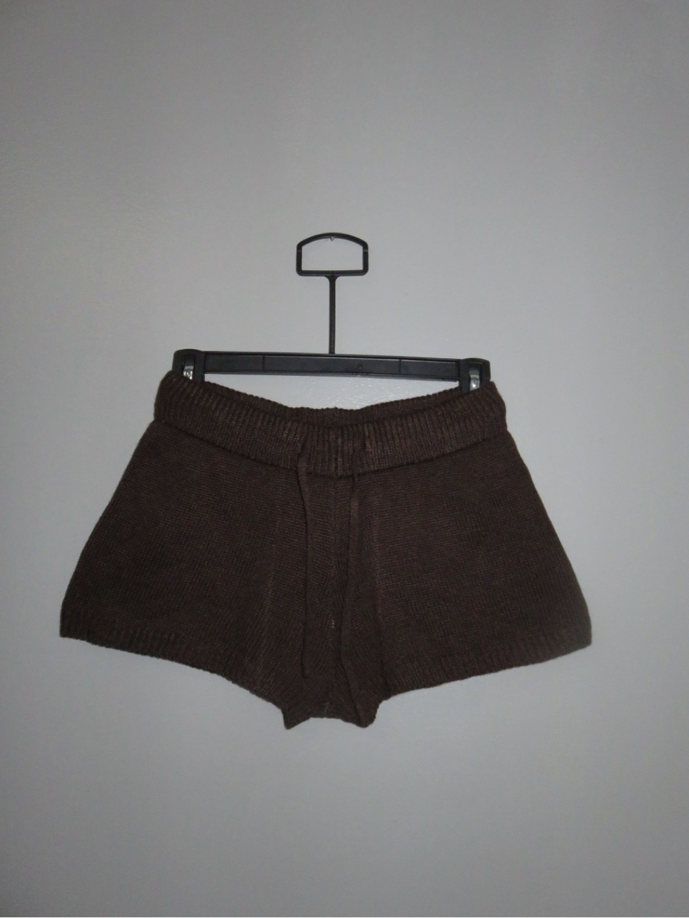 Women's Knit Brown Lounge Shorts